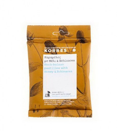 korres-καραμελεσ-μελι-echinacea-15-τμχ
